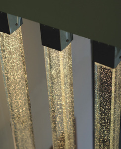 700人付款淘宝水晶柱玻璃柱装饰柱灯柱子 气泡3d内雕水晶方柱 客厅