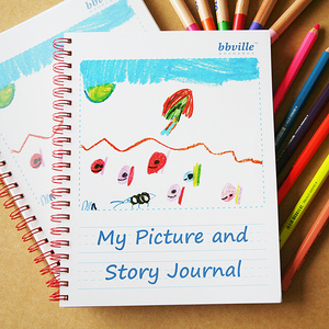 bbville英文拼音亲子图画日记/书评笔记/涂鸦单词字母抄写练习本