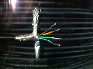 屏蔽线4芯0.2平方信号线镀锡 汽车线 控制电缆 柔软耐寒耐折