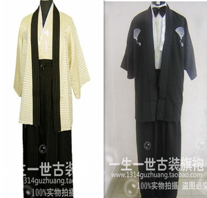 日本和服武士服男士日本民族服正装影视服装舞台话剧演出服装摄影