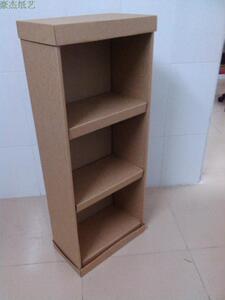 瓦楞纸板家具小书架小书柜书架 置物架收纳柜办公室书架