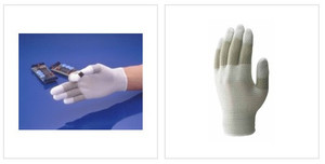 日本SHOWA A0161防静电涂指手套昭和 尚和静电手套