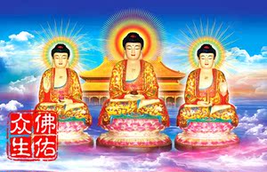 佛佑众生十字绣
