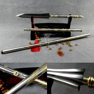 龙泉剑商务精品实心16斤金龙霸王枪长枪兵器剑 未开刃