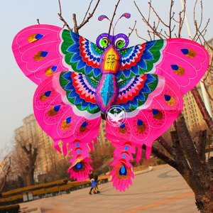 潍坊传统蝴蝶风筝 粉蝶风筝 舞蹈道具 中国风礼品送老外礼品