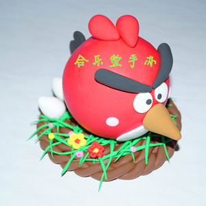 愤怒的小鸟超轻粘土软陶彩泥手办作品diy摆件礼物工艺品特色特价