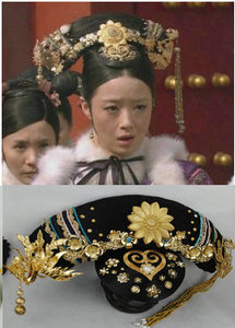 后宫甄嬛传 年妃 华妃 旗头 假发 饰品