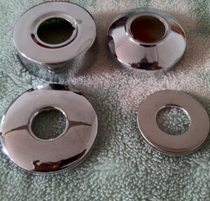 淋浴龙头6分装饰盖dn20遮丑盖遮孔盖25mm遮墙盖 水龙头装饰盖