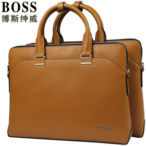 bosssunwen博斯绅威男包【正品包邮】新款男手提商务包 s14-00961