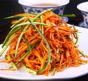 虫草花脆笋 香辣风味 酒店半成品 私房菜 开袋即食 休闲零食
