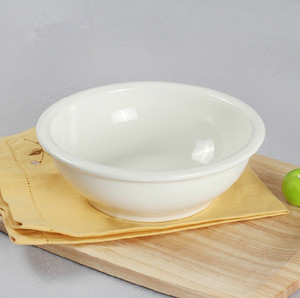 10寸家用酒店纯白色陶瓷大汤古大号面碗大汤碗饭店酸菜鱼盆子包邮