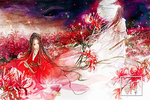 钻石画古风彼岸花