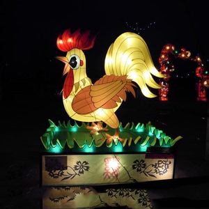 办公,文化 民间工艺品 灯笼 公鸡元宵灯 1800.