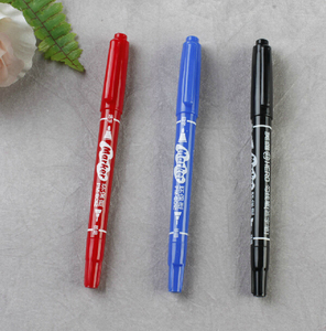 英雄8012小双头记号笔 勾线笔 签字笔 水性记号笔 涂鸦笔 草图笔