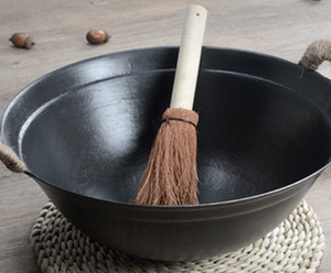 农村传统铁锅铸铁锅老式生铁酿酒锅具食堂炒菜大铁锅手工翻砂大锅