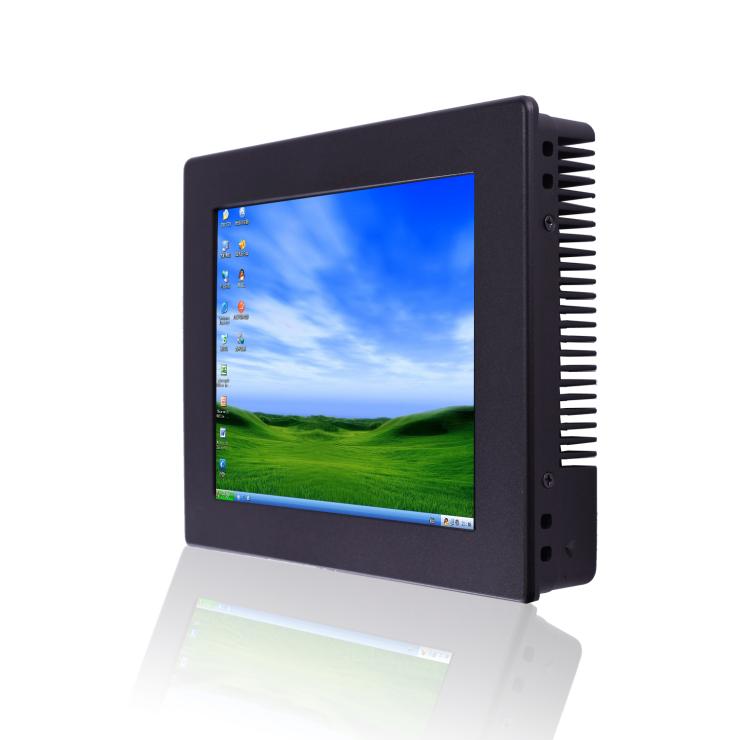 8寸嵌入式触摸一体机触摸工业平板电脑多接口windows系统2网口