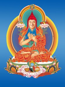 定制画像结缘殊胜晋美彭措法王如意宝法像上师瑜伽皈依境相纸塑封