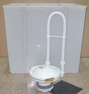 厂家直销50高位水箱挂墙自动落水胆虹吸式水箱公共厕所自动冲水箱