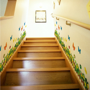 楼梯踢脚线墙贴墙纸贴画pvc卧室客厅走廊装饰墙脚线贴纸自粘防水