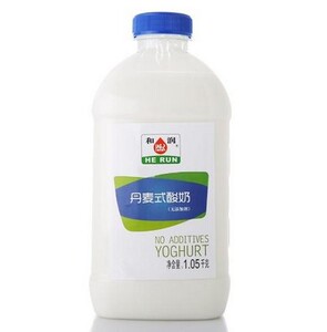 和润丹麦式酸奶1050g/1.05kg*3瓶 华北多市可配送 京津沪杭包邮