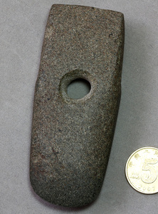 000人付款淘宝史前红山文化时期燧石斧锛型器全品相美品多彩红山