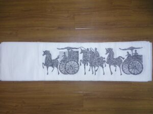 徐州汉画像石拓片 汉画拓片 车马出行图 四尺条