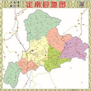 江西省赣州市地图