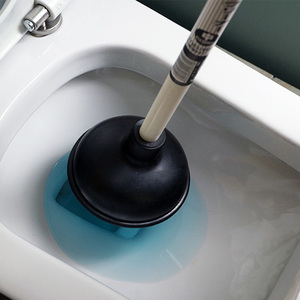 日本进口强力马桶吸棒 马桶管道疏通器 皮揣子下水道皮搋子