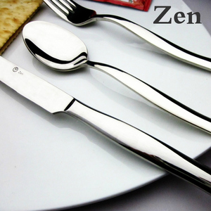 Zen帧牌西餐牛排刀叉勺全套套装 加厚不锈钢爵士精品外贸出口德国