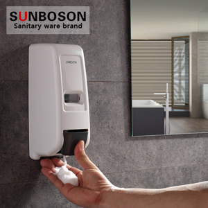 SUNBOSON壁挂式手动泡沫皂液器单头按压盒子肥皂液机家用洗手液瓶