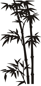 竹之韵矢量图 硅藻泥竹子矢量图 背景墙竹子矢量图 文竹矢量图 竹