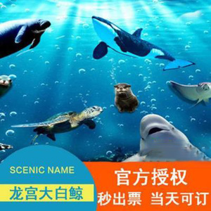 淮安龙宫大白鲸门票极地海洋馆门票 嬉水世界欢乐世界门票套票