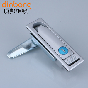 dinbong MS713-1配电箱机柜门锁方形开关柜锁 动力控制柜门平面锁