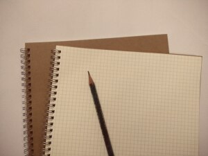 a4网格本笔记本牛皮纸本5mm网格本设计本格子本绘画本画图本