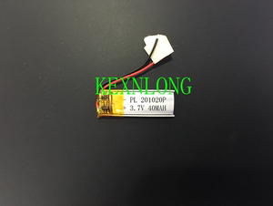 包邮3.7V聚合物锂电池 201020P 40MAHH最薄蓝牙耳机 弧形