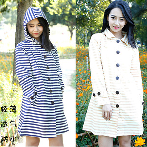 可爱雨衣女单人大人韩国时尚防水风衣外套日本雨披女款长款徒步潮