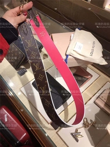【英国正品代购】lv老花帆布宽肩带monogram双面包带背