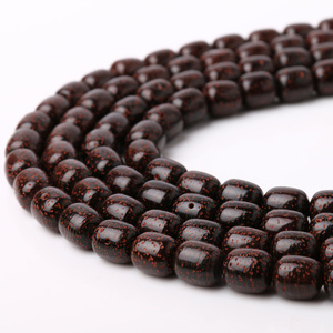 diy串珠配件红点星月菩提 铁蛋散珠佛珠串手链念珠红色菩提子散珠