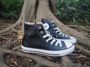 匡威黑色皮质荔枝皮经典款 103772 机械公敌 132170 132174