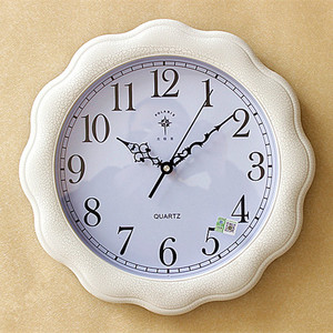 北极星欧式14寸挂钟客厅静音壁挂钟时钟创意复古美式艺术装饰钟表
