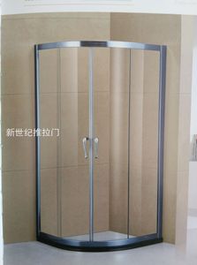 特价威海定做卫生间钢化玻璃隔断淋浴房干湿分离整体浴室上门安装