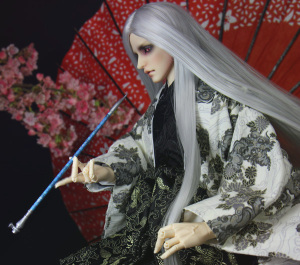 bjd烟斗烟杆长杆烟娃用长烟杆和服花魁配件和风烟杆道具摄影道具