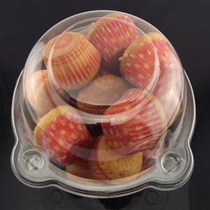 透明食品盒 布丁盒 点心盒 蛋糕盒 水果盒10个装