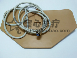 北京冠邦GB-800盆疗仪配件 盆疗腹部电极片/板 7孔 蓝/白芯 小头
