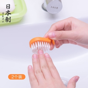 日本进口手指刷指甲缝污垢清洁刷儿童洗手刷手部清洗小刷子美甲刷