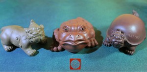 紫砂茶宠 李爱民 徐峰 张明 首次合作 茶宠三宝