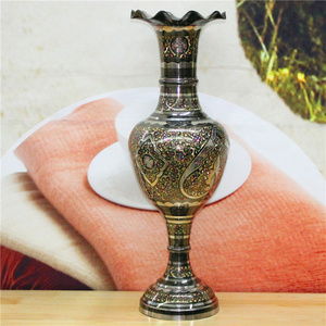 进口巴基斯坦手工艺品铜雕家居摆件花瓶新年礼品年终大促满就减