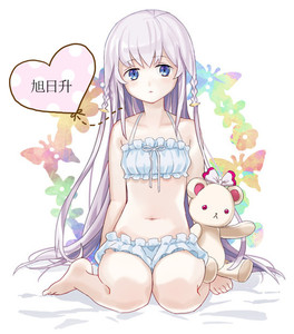 日系feast贫乳内衣 小胸平乳内衣抹胸套装少女福音原单2色可爱cos