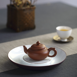 吴义永笑樱壶潮州手拉壶谢华大师之徒 全手工130cc紫砂壶名家茶壶