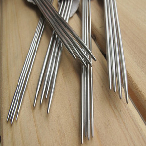 钢针毛线编织工具不锈钢空心直钢针空心毛衣针 长针短针diy材料包